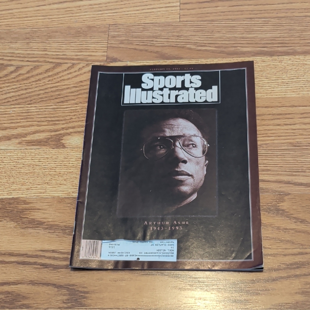 Sports Illustrated Arthur Ashe Tribute Magazine Cover